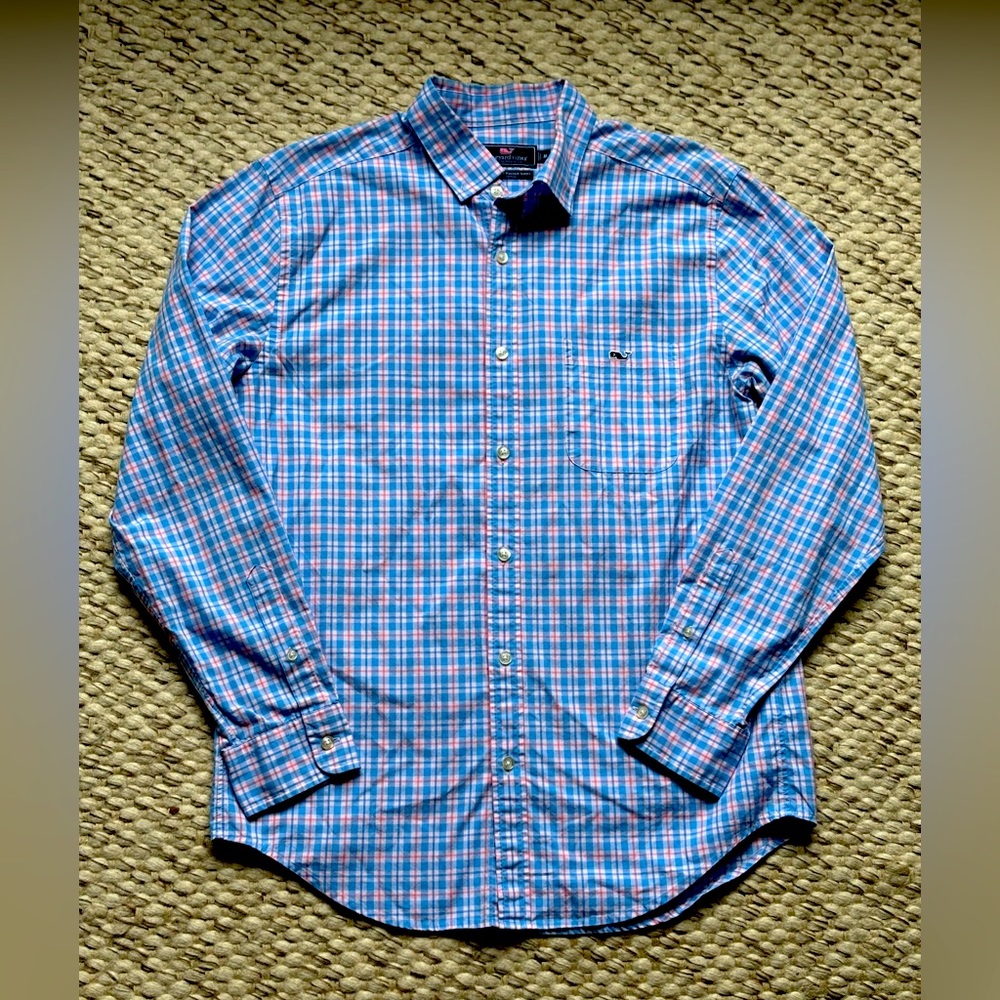 Medium Vineyard Vines Classic Fit Tucker Shirt, size M